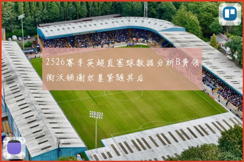 2526赛季英超直塞球数据分析B费领衔沃顿谢尔基紧随其后